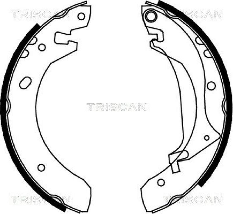 TRISCAN Bremsbackensatz 8100 17634