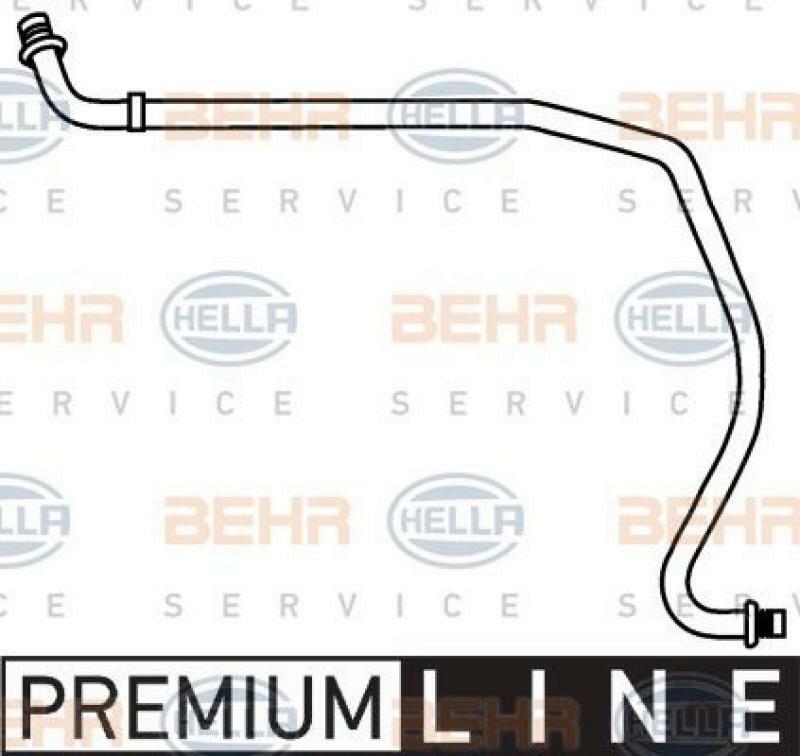 HELLA High-/Low Pressure Line, air conditioning BEHR HELLA SERVICE *** PREMIUM LINE ***
