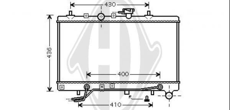 DIEDERICHS Radiator, engine cooling DIEDERICHS Climate