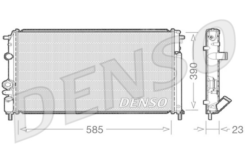 DENSO Radiator, engine cooling