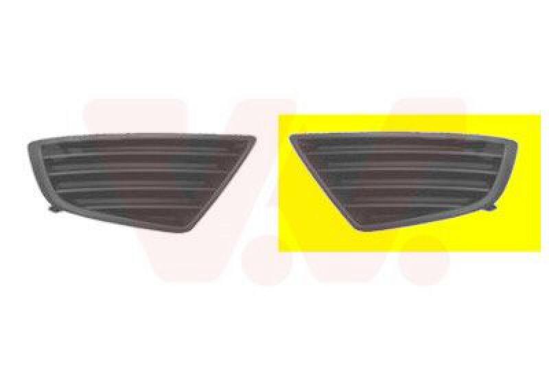 VAN WEZEL L&uuml;ftungsgitter, Sto&szlig;f&auml;nger 1829591