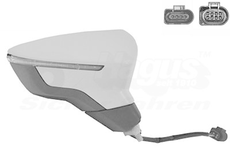 VAN WEZEL Au&szlig;enspiegel * HAGUS * 4946816