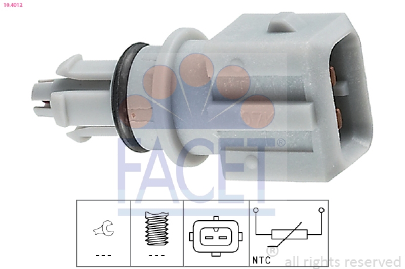 FACET Sensor, intake air temperature Made in Italy - OE Equivalent