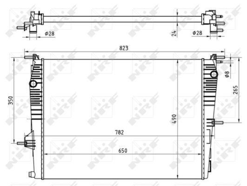 NRF Radiator, engine cooling
