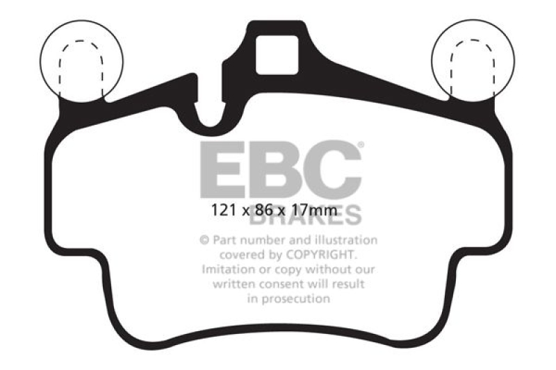 EBC Brakes Hochleistungs-Bremsbelagsatz