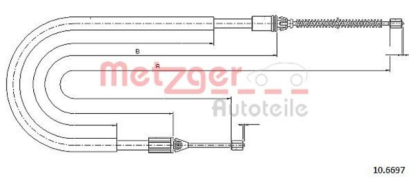 METZGER Seilzug, Feststellbremse