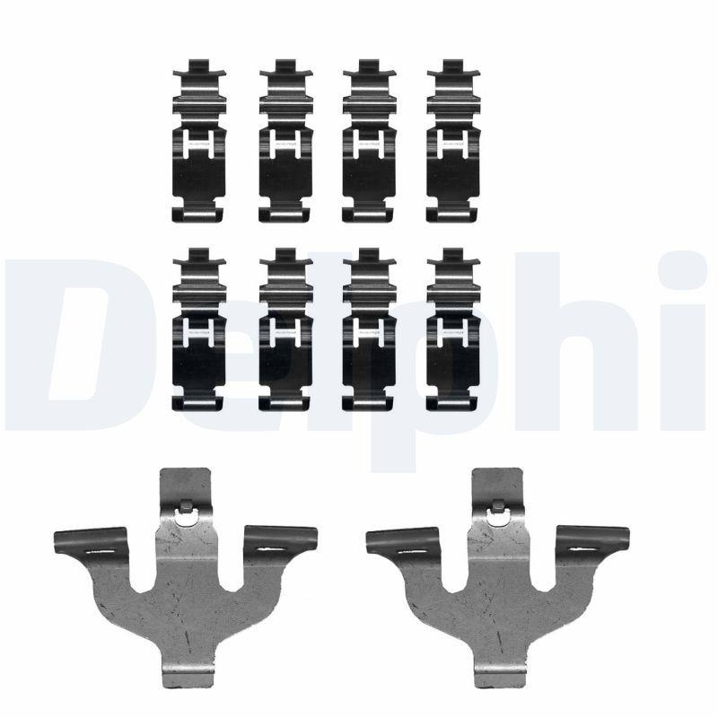 DELPHI Zubeh&ouml;rsatz, Scheibenbremsbelag LX0724