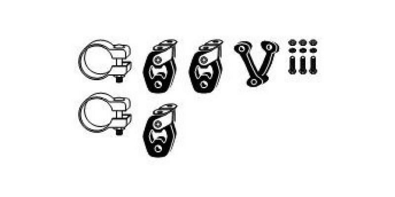 HJS Mounting Kit, exhaust system