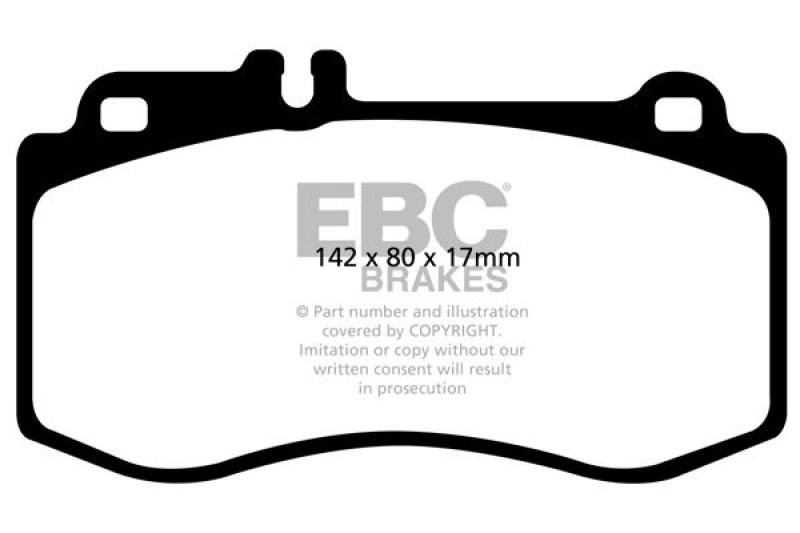 EBC Brakes Brake Pad Set, disc brake