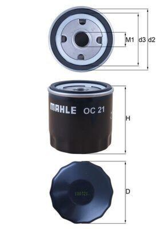 MAHLE Oil Filter