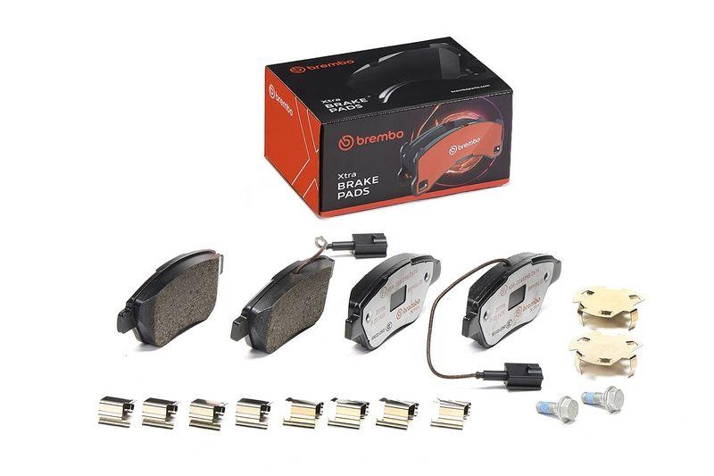 BREMBO Brake Pad Set, disc brake XTRA LINE
