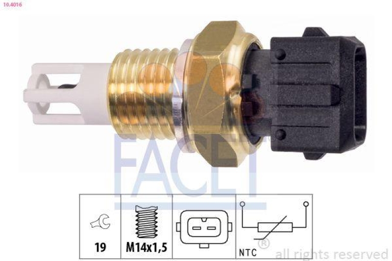 FACET Sensor, Ansauglufttemperatur Made in Italy - OE Equivalent