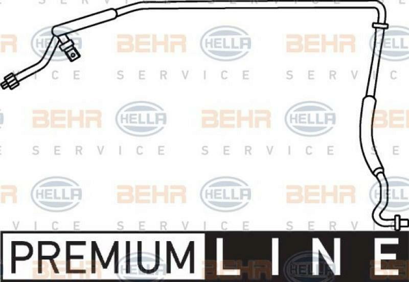 HELLA High Pressure Line, air conditioning BEHR HELLA SERVICE *** PREMIUM LINE ***