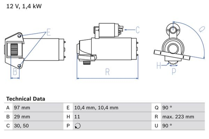 BOSCH Starter