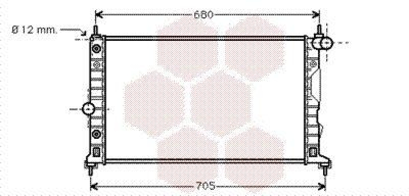 VAN WEZEL Kühler, Motorkühlung