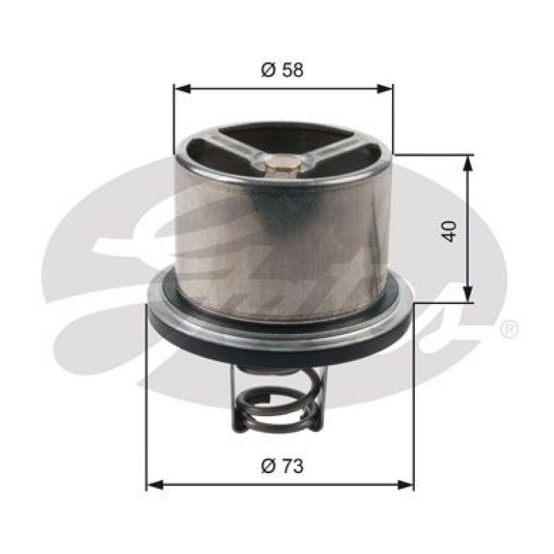 GATES Thermostat für Kühlmittel / Kühlerthermostat