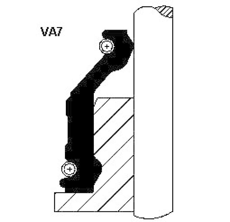 CORTECO Dichtring, Ventilschaft