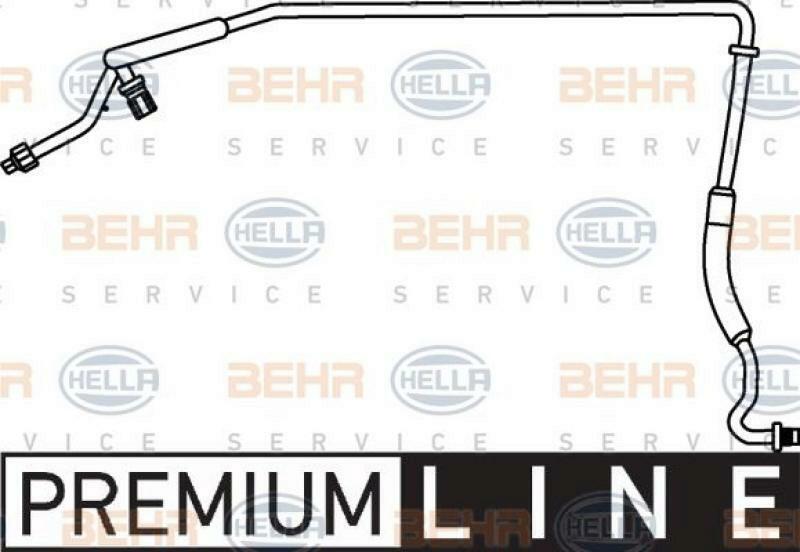 HELLA High Pressure Line, air conditioning BEHR HELLA SERVICE *** PREMIUM LINE ***