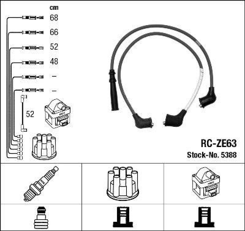 NGK Ignition Cable Kit