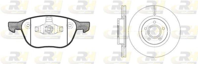 ROADHOUSE Brake Set, disc brake Dual Kit