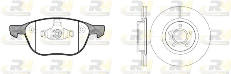 ROADHOUSE Bremsensatz, Scheibenbremse Dual Kit