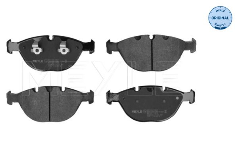 MEYLE Bremsbelagsatz, Scheibenbremse MEYLE-ORIGINAL: True to OE.