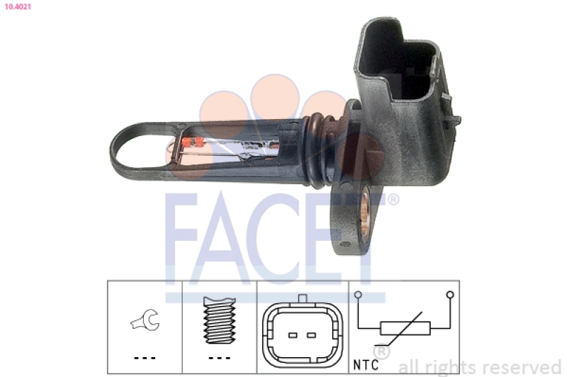 FACET Sensor, intake air temperature Made in Italy - OE Equivalent