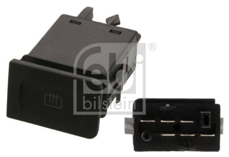 FEBI BILSTEIN Switch, rear window heating febi Plus