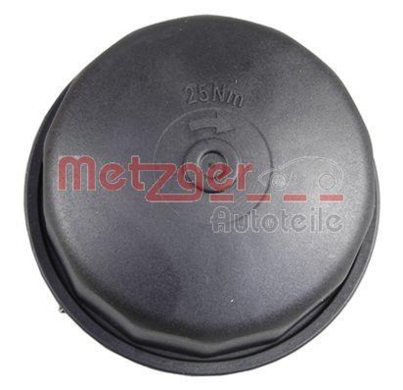 METZGER Cap, oil filter housing
