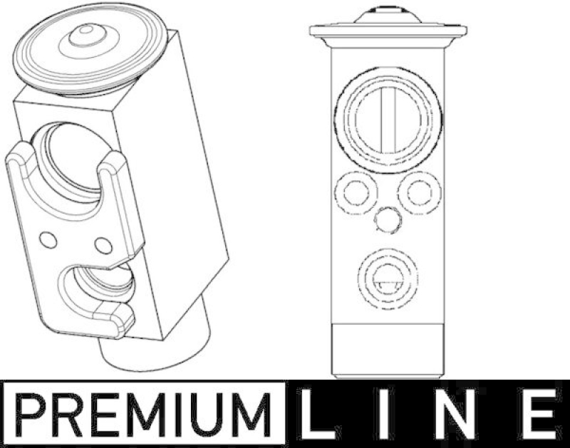 MAHLE Expansion Valve, air conditioning BEHR *** PREMIUM LINE ***