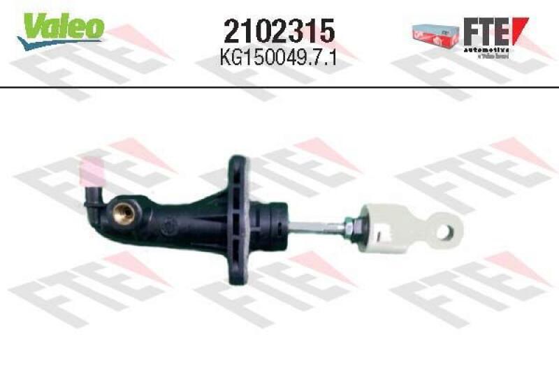 VALEO Master Cylinder, clutch FTE CLUTCH ACTUATION