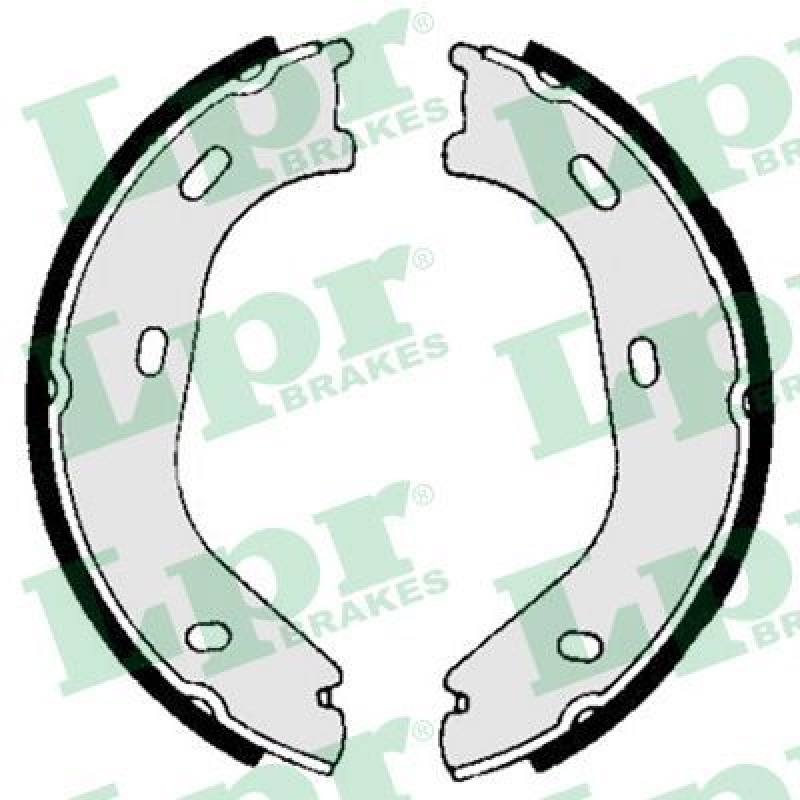 LPR Brake Shoe Set, parking brake