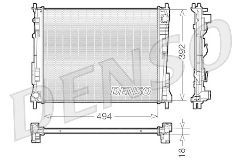 DENSO K&uuml;hler, Motork&uuml;hlung DRM23078
