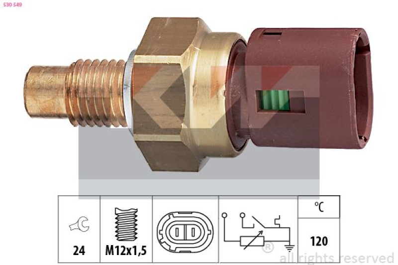 KW Sensor, Kühlmitteltemperatur Made in Italy - OE Equivalent