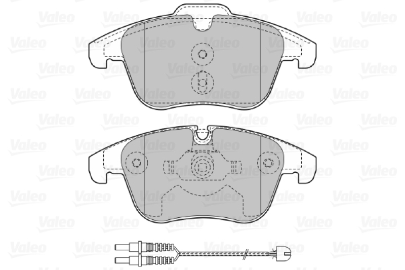 VALEO Brake Pad Set, disc brake