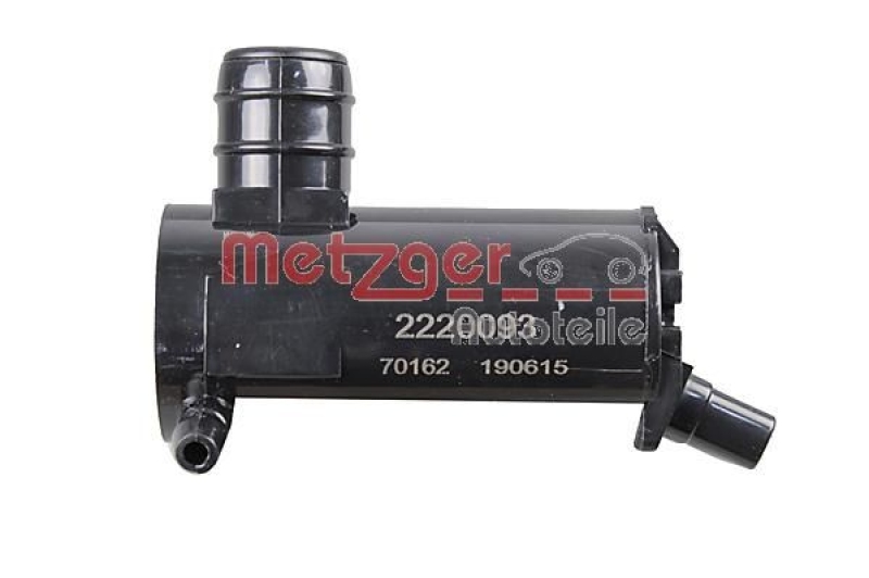 METZGER Washer Fluid Pump, window cleaning