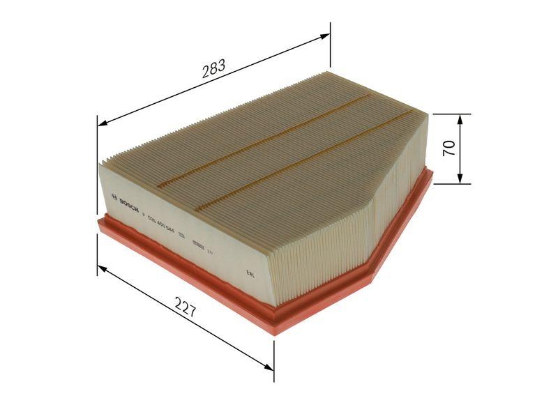BOSCH Luftfilter F 026 400 544