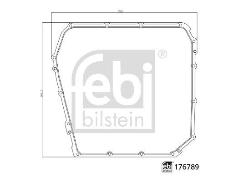 FEBI BILSTEIN Seal, automatic transmission oil sump