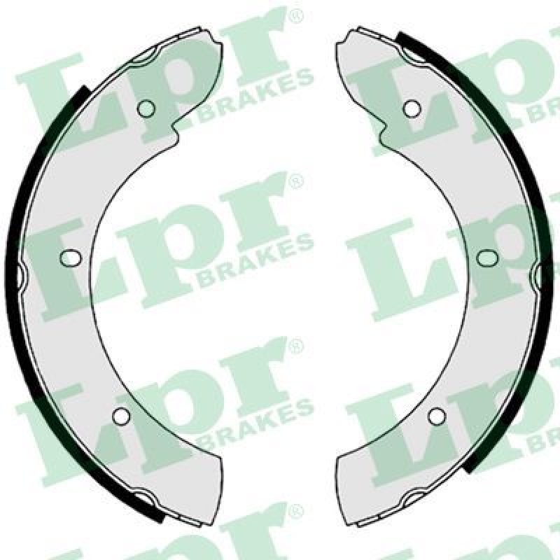 LPR Brake Shoe Set, parking brake