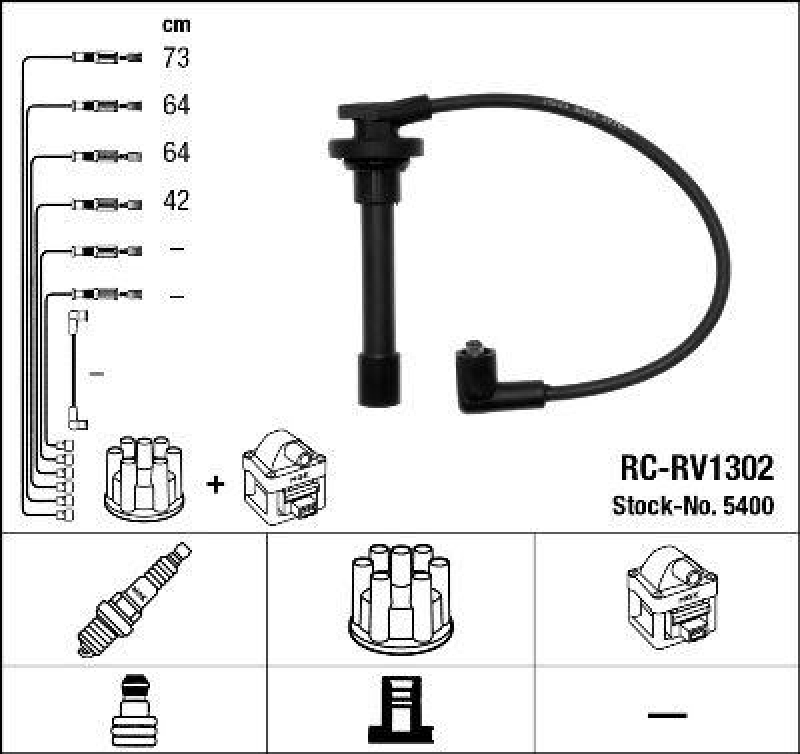 NGK Ignition Cable Kit