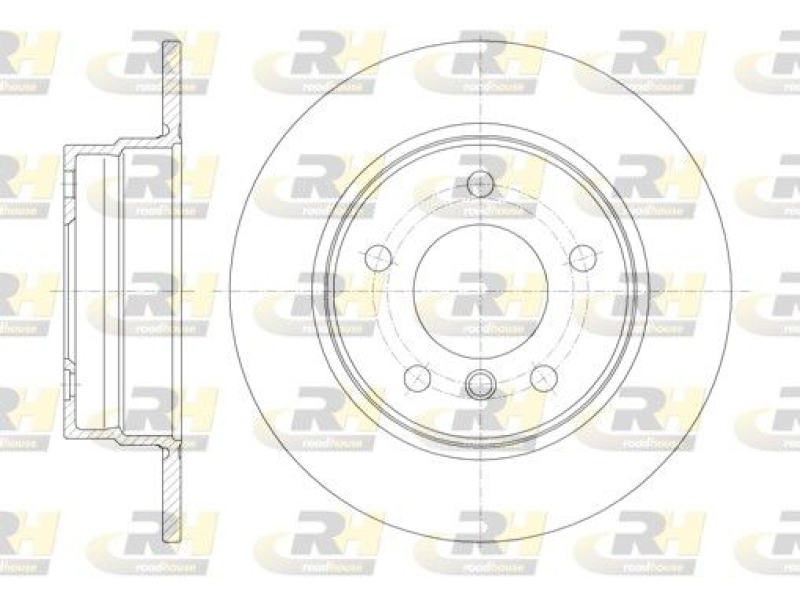 2x ROADHOUSE Bremsscheibe