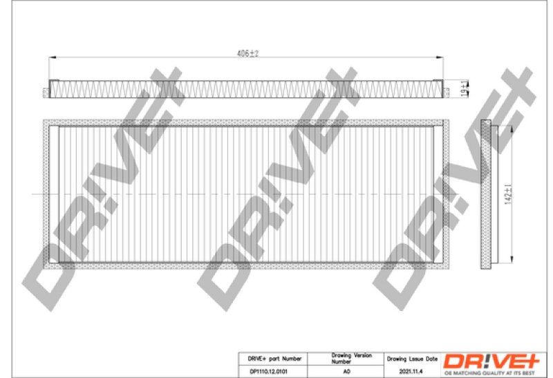 Dr!ve+ Filter, Innenraumluft