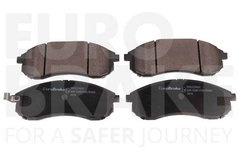 EUROBRAKE Brake Pad Set, disc brake