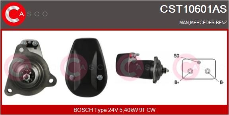 CASCO Starter Brand New HQ