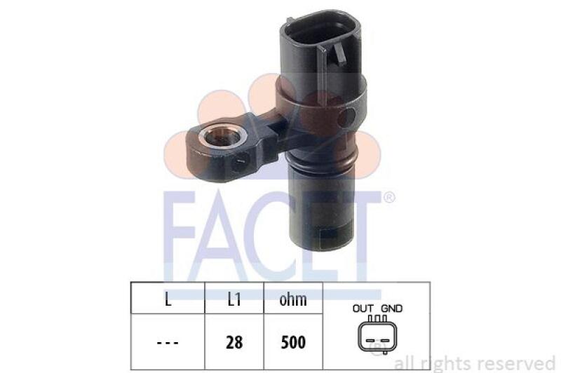 FACET RPM Sensor, automatic transmission Made in Italy - OE Equivalent