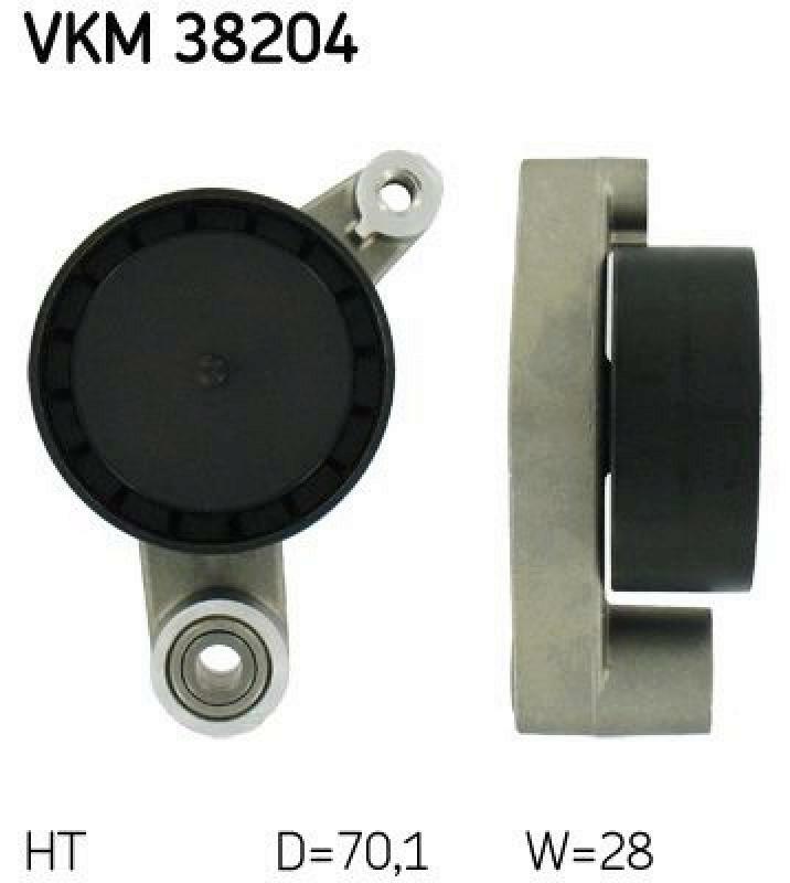 SKF Tensioner Pulley, v-ribbed belt