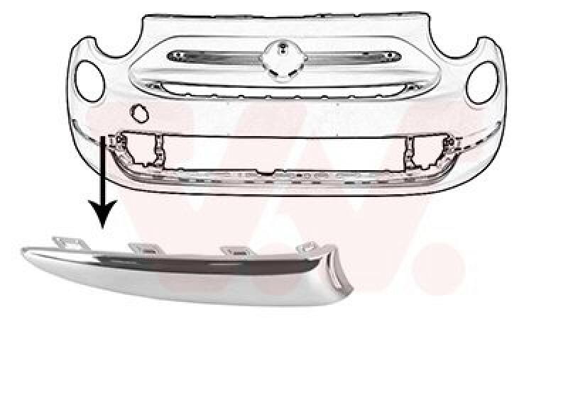 VAN WEZEL Cover, bumper ** Equipart **