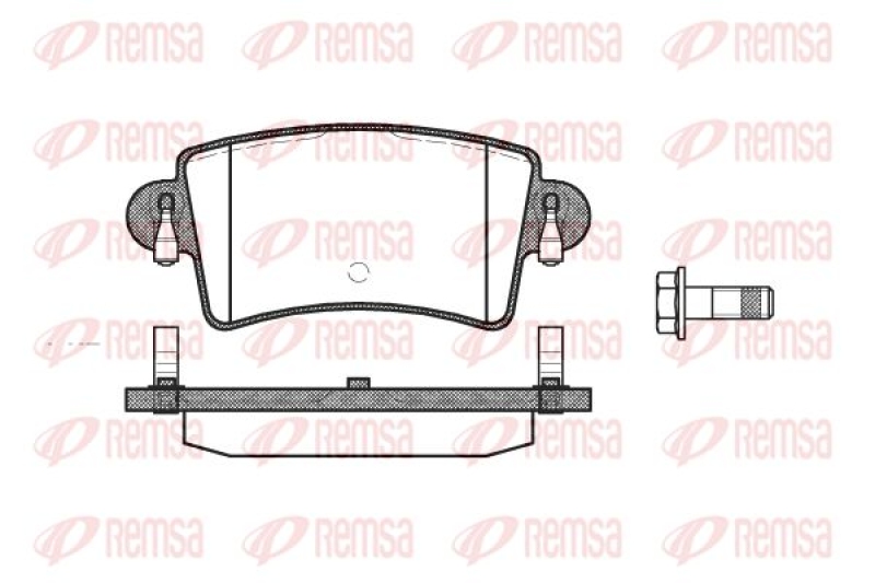 KAWE Brake Pad Set, disc brake