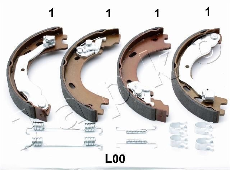 JAPKO Brake Shoe Set, parking brake