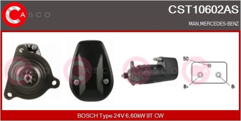CASCO Starter Brand New HQ